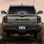 RAM 1500 TRX in Red Blue Carbon Fiber Texture ABS Plastic 50 States License Plate Frame