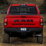 RAM Power Wagon Blue Carbon Fiber Texture ABS Plastic 50 States License Plate Frame