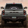 RAM 1500 TRX in Red Black Carbon Fiber Look ABS Plastic License Plate Frame