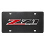 Chevrolet Z71 Offroad 3D Logo on Real Black Carbon Fiber License Plate