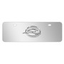 Chevrolet Impala 3D Chrome Logo on Chrome 12"x4" Half-Size Stainless Steel License Plate