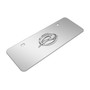 Chevrolet Impala 3D Chrome Logo on Chrome 12"x4" Half-Size Stainless Steel License Plate