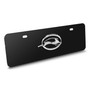 Chevrolet Impala 3D Chrome Logo on Black 12"x4" Half-Size Stainless Steel License Plate
