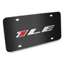 Chevrolet Camaro 1LE 3D Logo on Black Carbon Fiber Pattern Stainless Steel License Plate