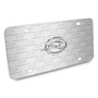 Chevrolet Impala in 3D Logo on Logo Pattern Brushed Aluminum License Plate