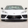 Chevrolet Corvette C8 3D Logo on Real Carbon Fiber Black License Plate