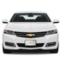 Chevrolet Golden in 3D Logo on Logo Pattern Brushed Aluminum License Plate