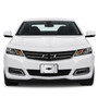 Chevrolet Black in 3D Logo on Logo Pattern Brushed Aluminum License Plate