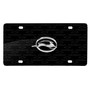 Chevrolet Impala in 3D Logo on Logo Pattern Black Aluminum License Plate