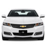 Chevrolet Impala in 3D Logo on Logo Pattern Black Aluminum License Plate