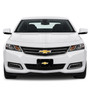 Chevrolet Golden in 3D Logo on Logo Pattern Black Aluminum License Plate