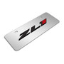 Chevrolet Camaro ZL1 in 3D Logo 12" x 4.25" European Look Chrome Half-Size Stainless Steel License Plate