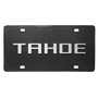 Chevrolet Tahoe 3D Logo on Real Black Carbon Fiber License Plate