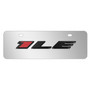 Chevrolet Camaro 1LE in 3D 12" x 4.25" European Look Chrome Half-Size Stainless Steel License Plate
