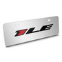 Chevrolet Camaro 1LE in 3D 12" x 4.25" European Look Chrome Half-Size Stainless Steel License Plate