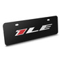 Chevrolet Camaro 1LE 3D Logo 12" x 4.25" European Look Black Half-Size Stainless Steel License Plate