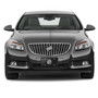 Buick 3D Metal Chrome Logo Black Stainless Steel License Plate