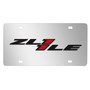 Chevrolet 2016 Camaro ZL1-1LE Logo Mirror Chrome Metal License Plate