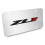 Chevrolet 2016 Camaro ZL1 Logo Mirror Chrome Metal License Plate