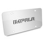 Chevrolet Impala 3D Nameplate Mirror Chrome Stainless Steel License Plate