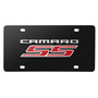 Chevrolet Camaro SS 3D Logo Black Metal License Plate