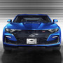 Chevrolet Black Bowtie 3D Dual Logo Mirror Chrome Stainless Steel License Plate