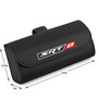 Dodge SRT-8 Black Leather Sunglass Case Car Sun Visor Mount Clip