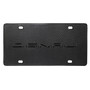 GMC Denali All-Black 3D Logo on Real Black Carbon Fiber License Plate