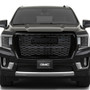 GMC 3D Chrome Metal Logo on Real Black Carbon Fiber License Plate