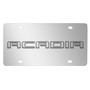 GMC Acadia 3D Nameplate Mirror Chrome Stainless Steel License Plate