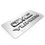 GMC Yukon 3D Dual Logo Mirror Chrome Stainless Steel License Plate