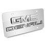 GMC Denali 3D Dual Logo Mirror Chrome Stainless Steel License Plate