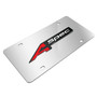 Acura A-Spec Dual Logo in 3D on Mirror Chrome Stainless Steel License Plate