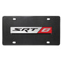 Dodge SRT-8 3D Logo on Real Black Carbon Fiber License Plate