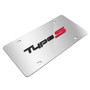 Acura Type-S Dual Logo in 3D on Mirror Chrome Stainless Steel License Plate