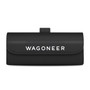 Jeep Wagoneer Black Leather Sunglass Case Car Sun Visor Mount Clip