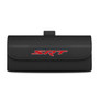 Dodge SRT Black Leather Sunglass Case Car Sun Visor Mount Clip