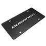 Dodge Durango 3D Logo on Real Black Carbon Fiber License Plate