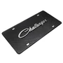 Dodge Challenger Classic 3D Logo on Real Black Carbon Fiber License Plate