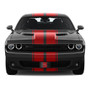 Dodge R/T 3D Logo in Red on Red Stripe Black Carbon Fiber Look Stainless Steel License Plate