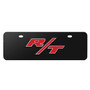 Dodge R/T 3D Logo Logo 12" x 4.25" European Look Chrome Half-Size Stainless Steel License Plate