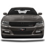 Dodge Charger R/T Classic 3D Logo 12" x 4.25" European Look Black Half-Size Stainless Steel License Plate