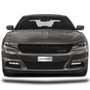 Dodge Charger 3D Logo 12" x 4.25" European Look Chrome Half-Size Stainless Steel License Plate
