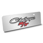 Dodge Challenger R/T Classic 3D Logo 12" x 4.25" European Look Chrome Half-Size Stainless Steel License Plate