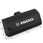 RAM 1500 Black Leather Sunglass Case Car Sun Visor Mount Clip