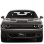 Dodge SRT Hellcat 3D Logo on Black Stainless Steel License Plate