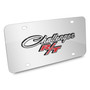 Dodge Challenger R/T Classic 3D Logo on Chrome Stainless Steel License Plate