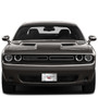 Dodge Challenger R/T Classic 3D Logo on Chrome Stainless Steel License Plate