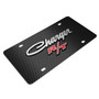 Dodge Charger R/T Classic 3D Logo Black Carbon Fiber Patten Steel License Plate