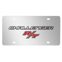 Dodge Challenger R/T 3D Logo on Chrome Stainless Steel License Plate